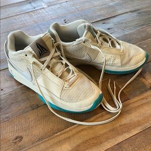 Nike Ja 1 Vacation Coconut Milk / Khaki Basketball Shoes